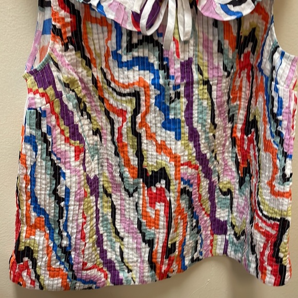 New Women’s Maeve Abstract Pintucked Blouse By Anthropologie!!🔥🔥🔥 - Picture 7 of 13